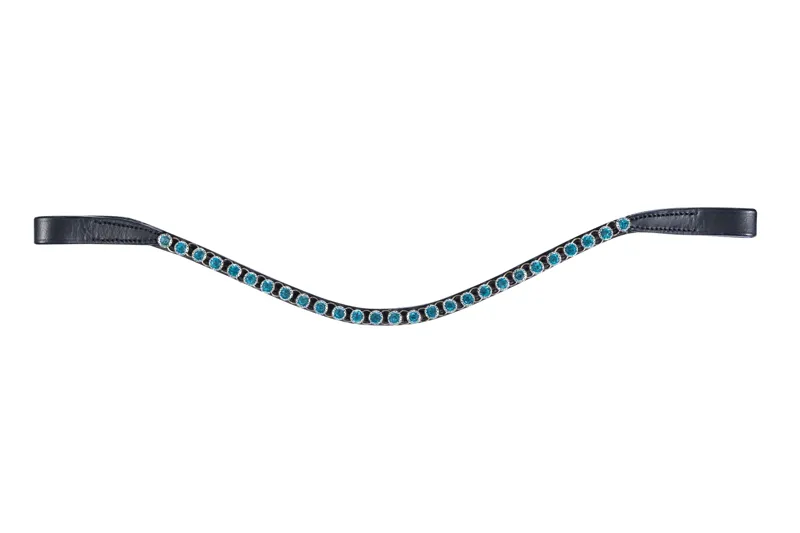 HKM Precious Browband in Light Blue